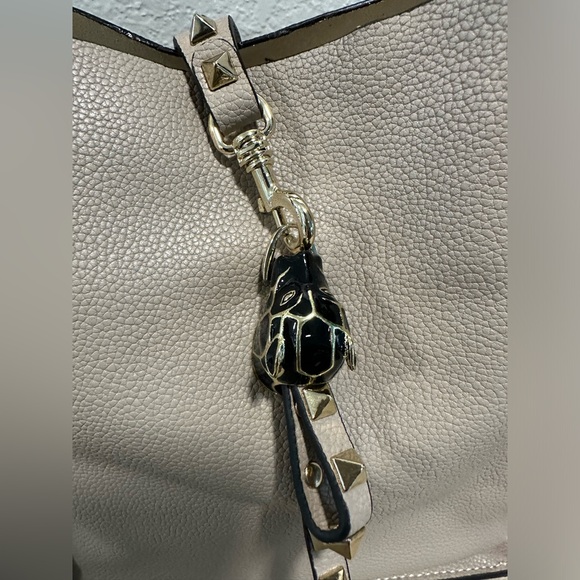 Genuine Leather Rivet Shoulder Bag - Picture 8 of 11